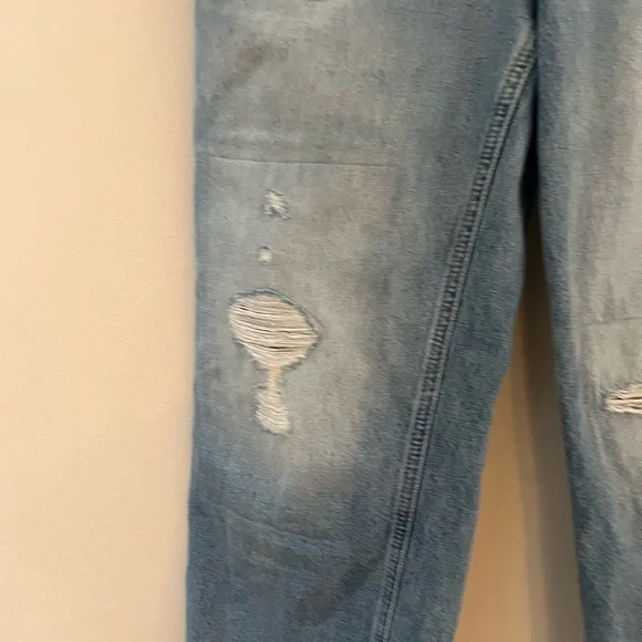 ME + EM Authentic relaxed fit  Blue Distressed Women's Jeans - Picture 8 of 12